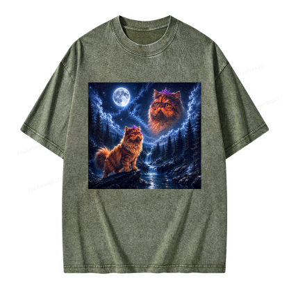 Pagewings Sci Fi Books Lover Unisex Washed T-shirt