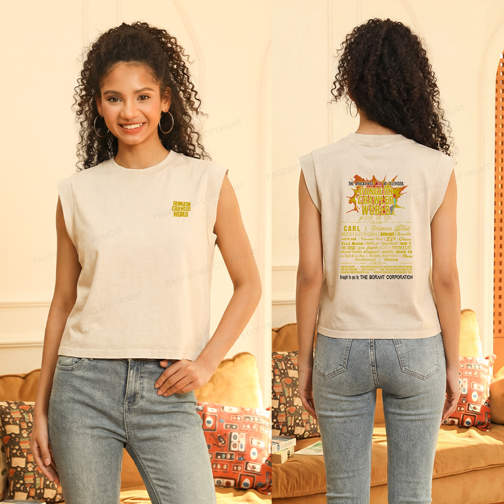 Pagewings Fuel Your Imagination With Sci-Fi World Tour Women's Washed Tank Top