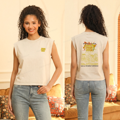 Pagewings Fuel Your Imagination With Sci-Fi World Tour Women's Washed Tank Top