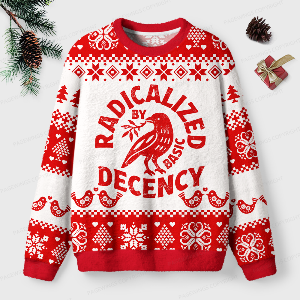 Pagewings By Basic Decency Unisex Ugly Light Knit Sweatshirt