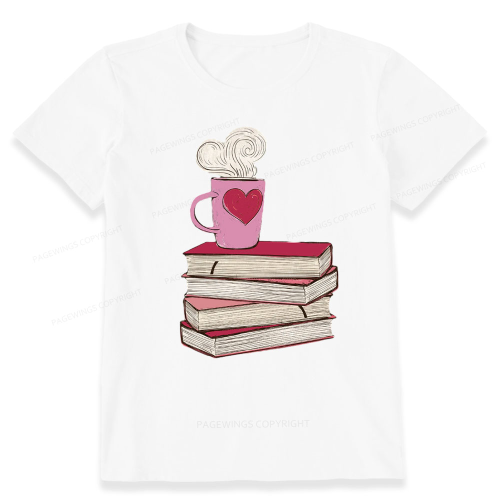 Pagewing Valentine's Day Gift for the Book Lover Unisex Classic T-shirt