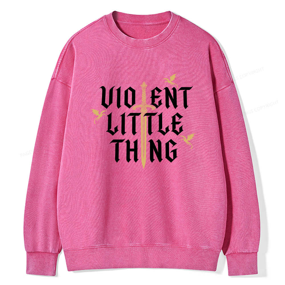 Pagewings Fantasy Reader Unisex Washed Sweatshirt