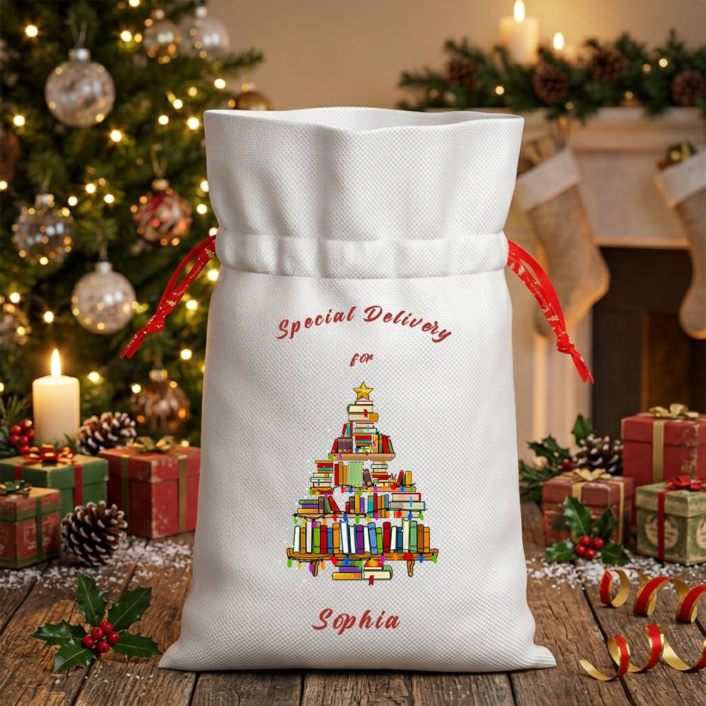 Pagewings Personalized Christmas Tree Christmas Santa Sack