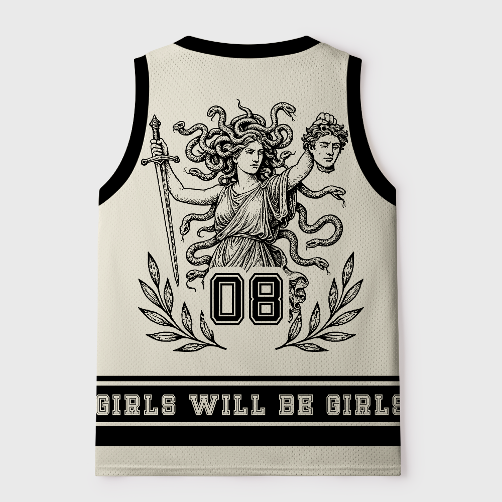 Pagewings Girls Will Be Girls Unisex Mesh Tank Top
