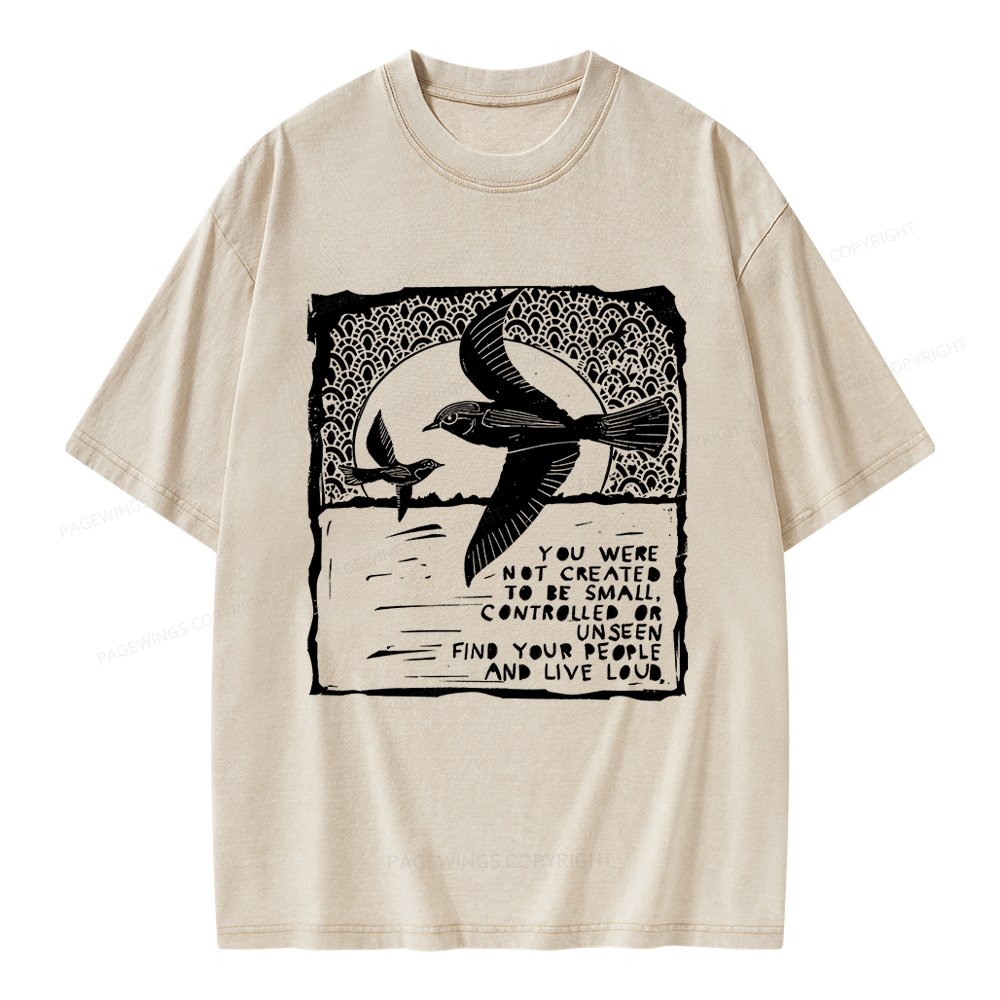 Pagewings I Support Are Public Libraries Unisex Washed T-shirt