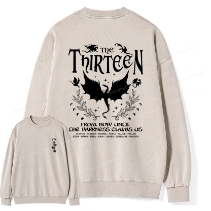 Pagewings The Thirteen Unisex Washed Sweatshirt