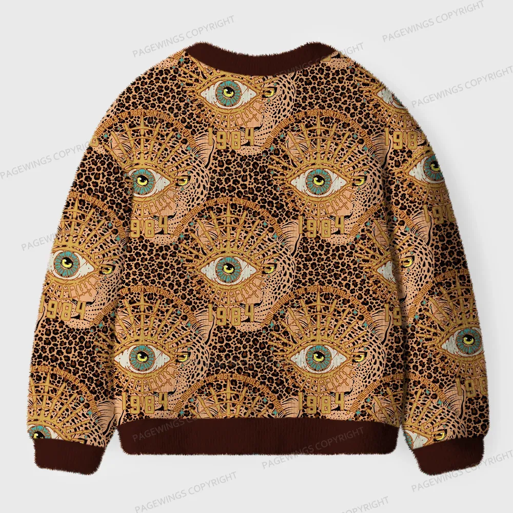 Pagewings Make Orwell Fiction Again Unisex Ugly Cardigan Sweaters