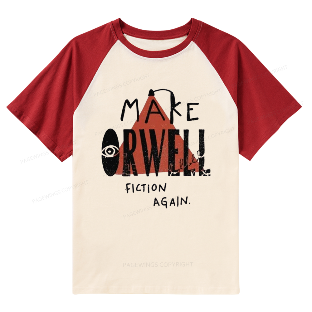 Pagewings George Orwell 1984 Raglan T-shirt