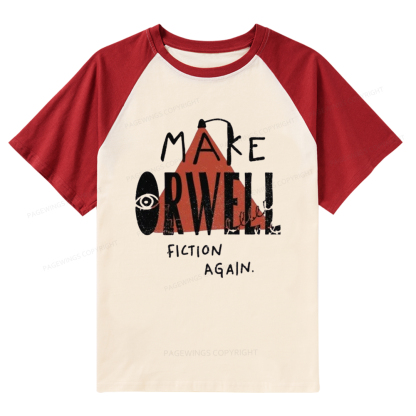 Pagewings George Orwell 1984 Raglan T-shirt