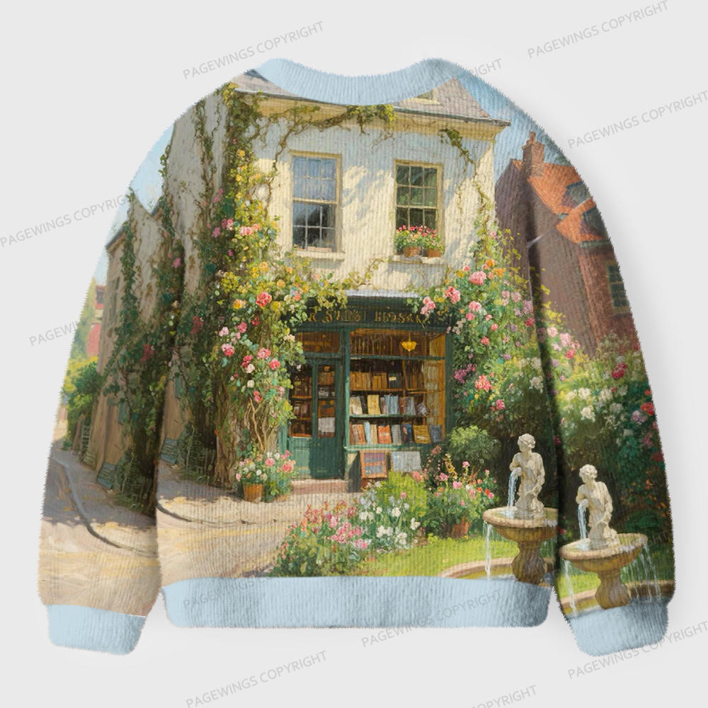 Pagewings Cozy Up With a Good Book Unisex Ugly Cardigan Sweaters