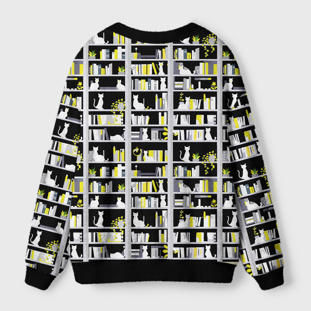 Pagewings I Have No Shelf Control Light Knit Unisex Cardigan Sweaters