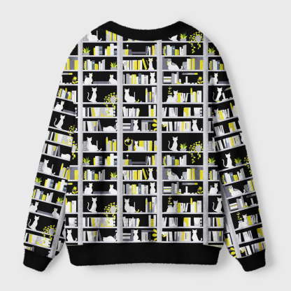 Pagewings I Have No Shelf Control Light Knit Unisex Cardigan Sweaters