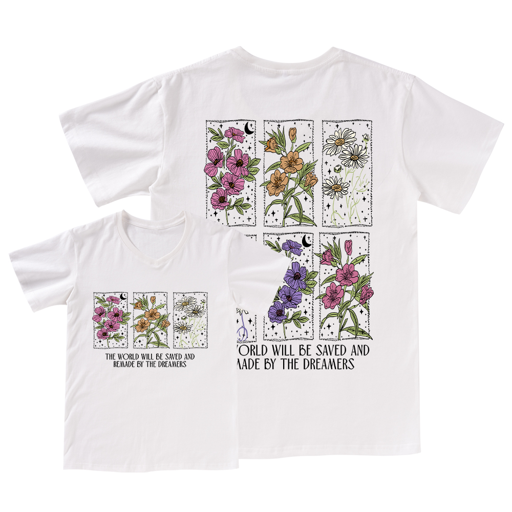 Pagewings  The World Will Be Saved And Remade V-neck T-shirt