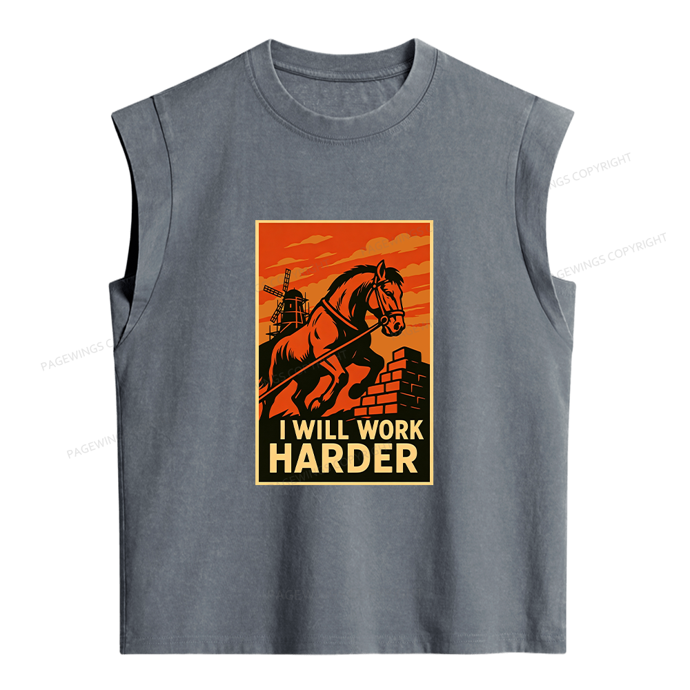 Pagewings Dystopia Quote Women's Washed Tank Top