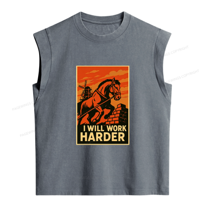 Pagewings Dystopia Quote Women's Washed Tank Top