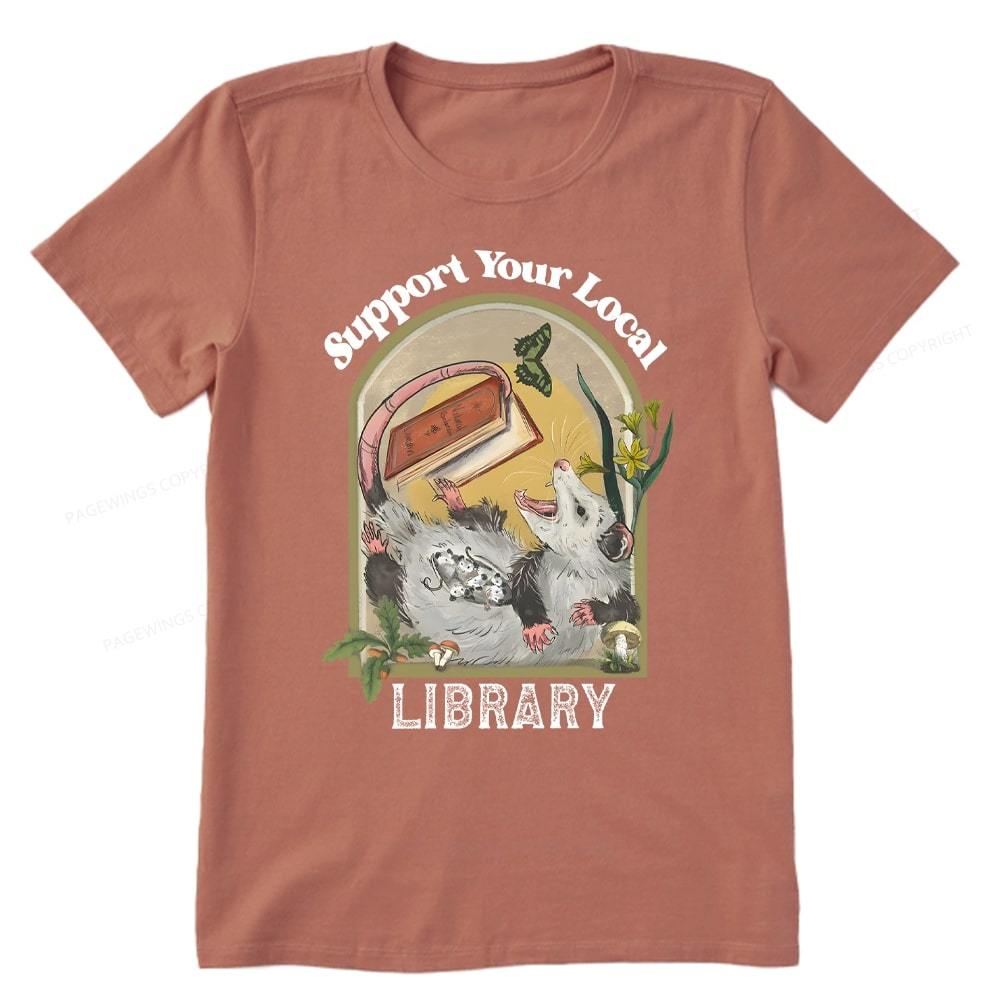 Pagewings Library Readers Make Leaders Jersey Short Sleeve Tee Unisex Classic T-shirt