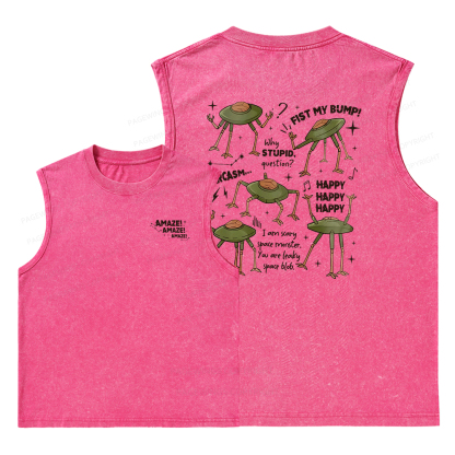 Pagewings Fantasy Bookish Rocky Amaze Unisex Washed Tank Top