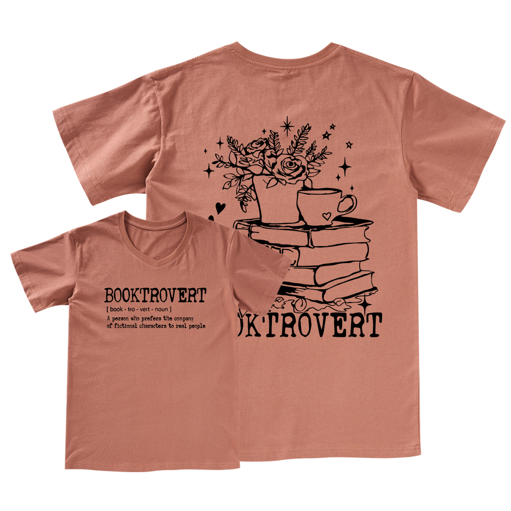 Pagewings Book Lover Gift Shirt, Teacher Crewneck Colors V-neck T-shirt