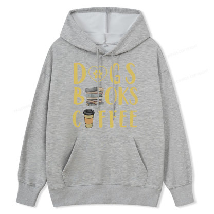 Pagewing Dogs, Books, Coffee Unisex Classic Hoodie