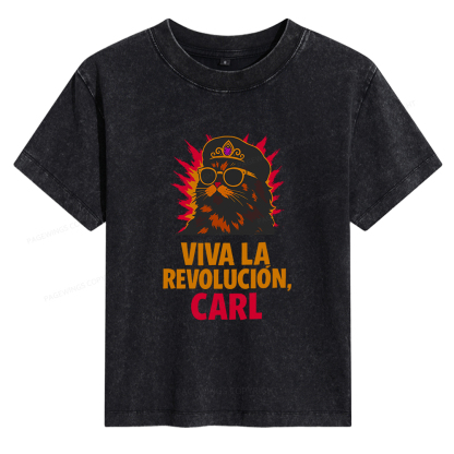 Pagewings Viva La Revolucion Women's Washed T-shirt