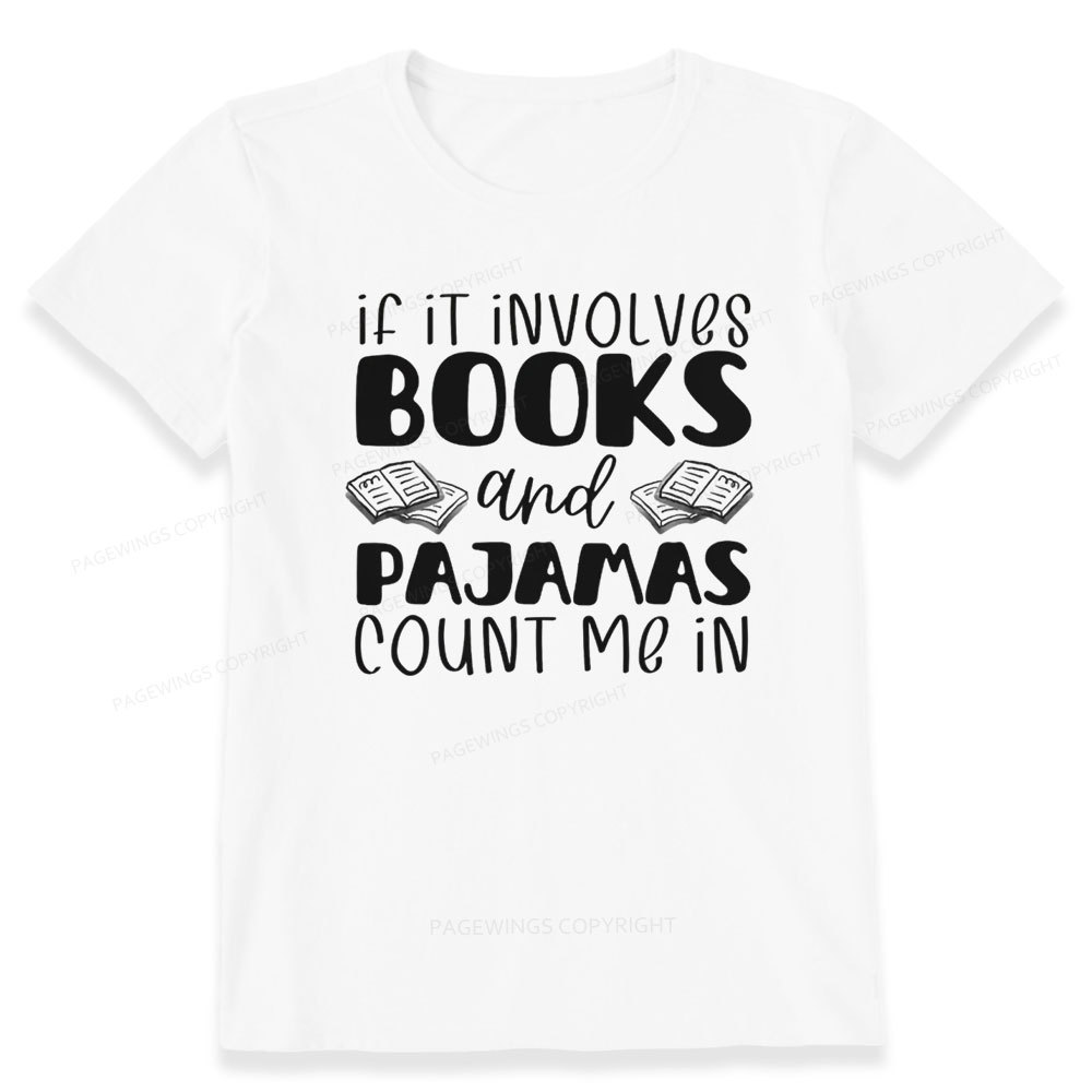 Pagewings Books And Pajamas Unisex Classic T-shirt