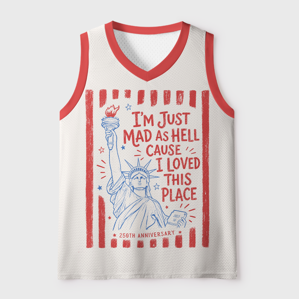 Pagewings I’m Just Mad As Hell 250th Unisex Mesh Tank Top