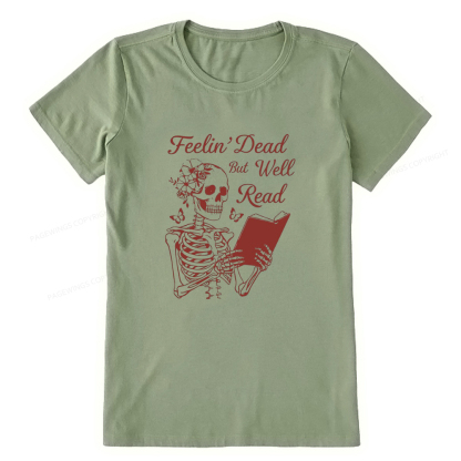 Pagewings Feelin' Dead But Well Read Unisex Classic T-shirt