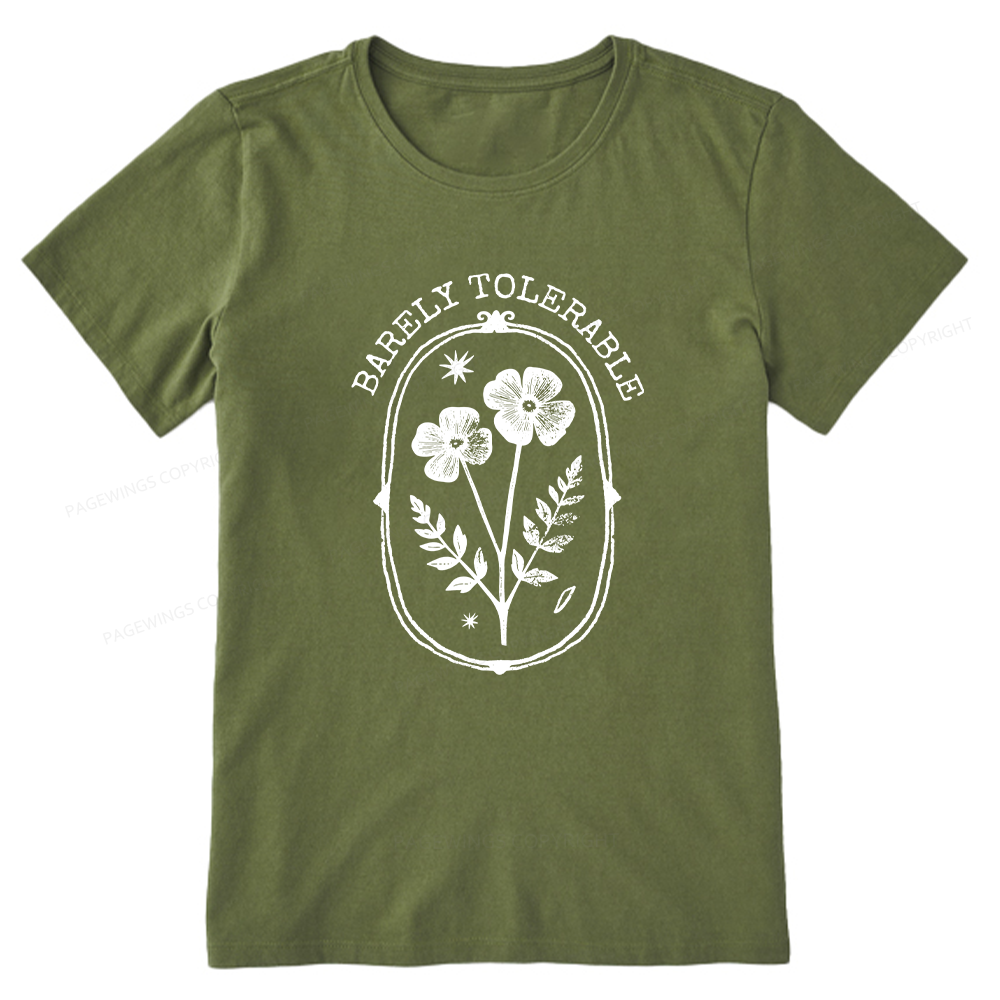 Pagewings Barely Tolerable Unisex Classic T-shirt