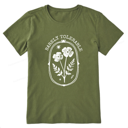 Pagewings Barely Tolerable Unisex Classic T-shirt