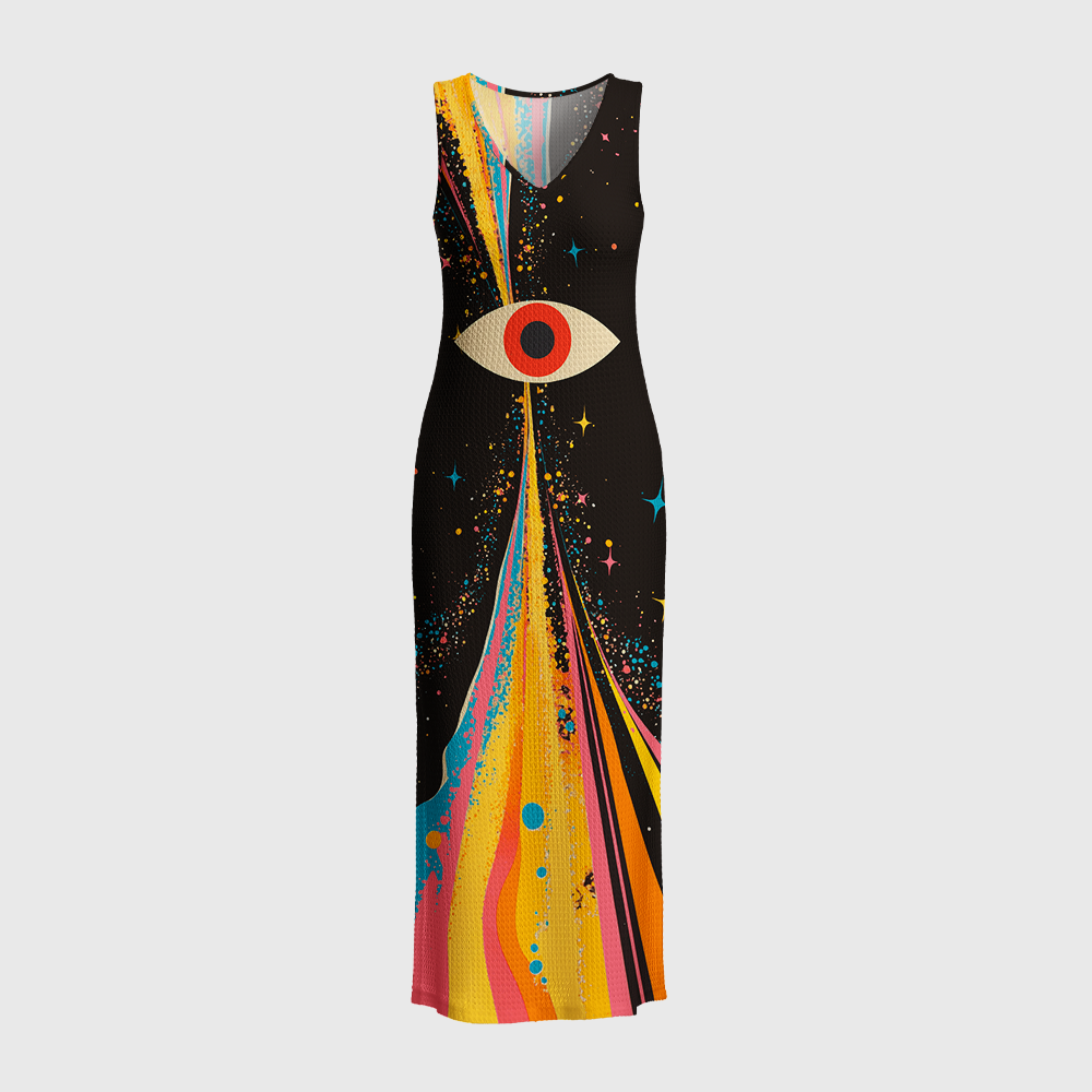 Pagewings Make Orwell Fiction Again Crochet Maxi Dress