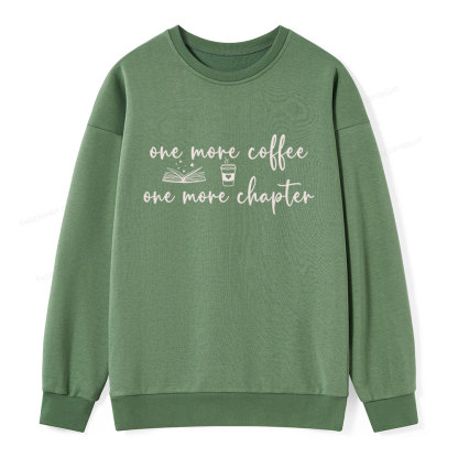 Pagewing Just One More Coffee and Books Unisex Classic Sweatshirt