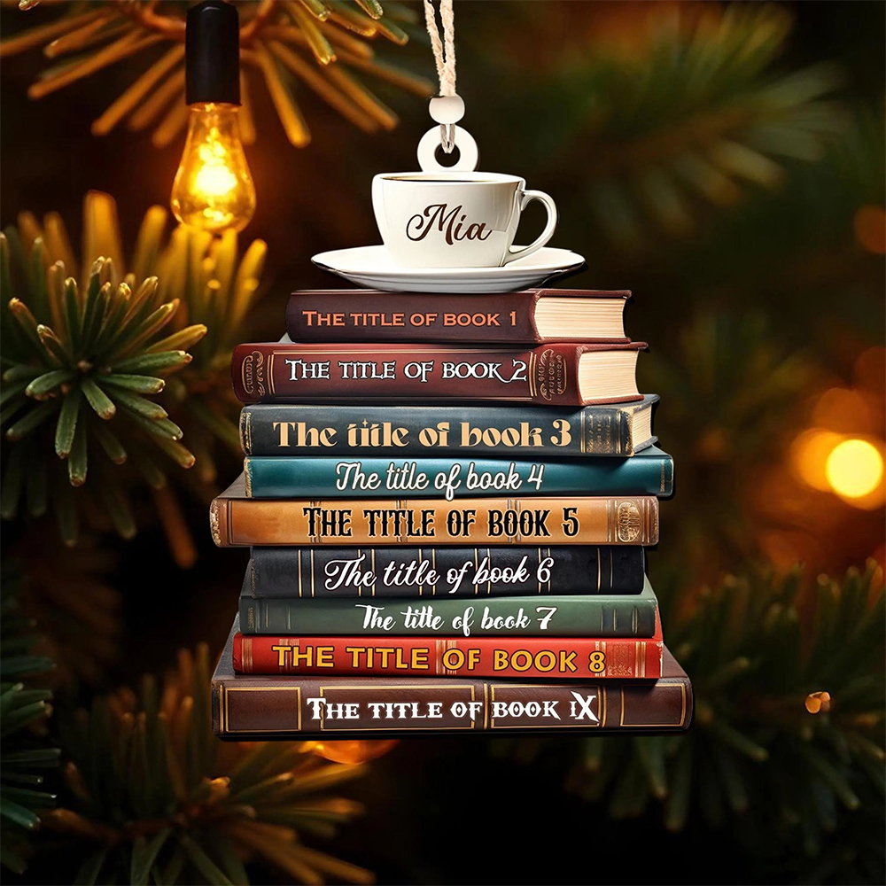 Pagewings Personalized Christmas Book Ornament