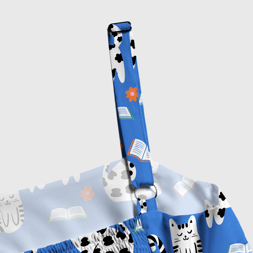 Pagewings Bookish Cat Maxi Dress