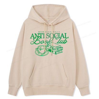 Pagewings Anti Social Book Club Unisex Classic Hoodie