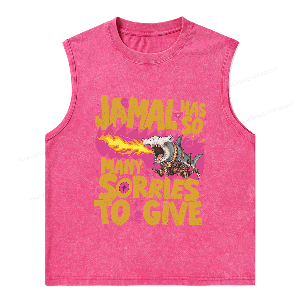 Pagewings Sci-Fi Novel Lover Unisex Washed Tank Top