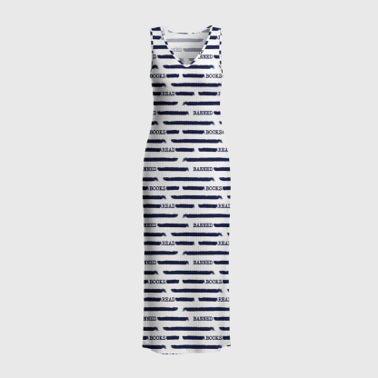 Pagewings Read Banned Books Crochet Maxi Dress