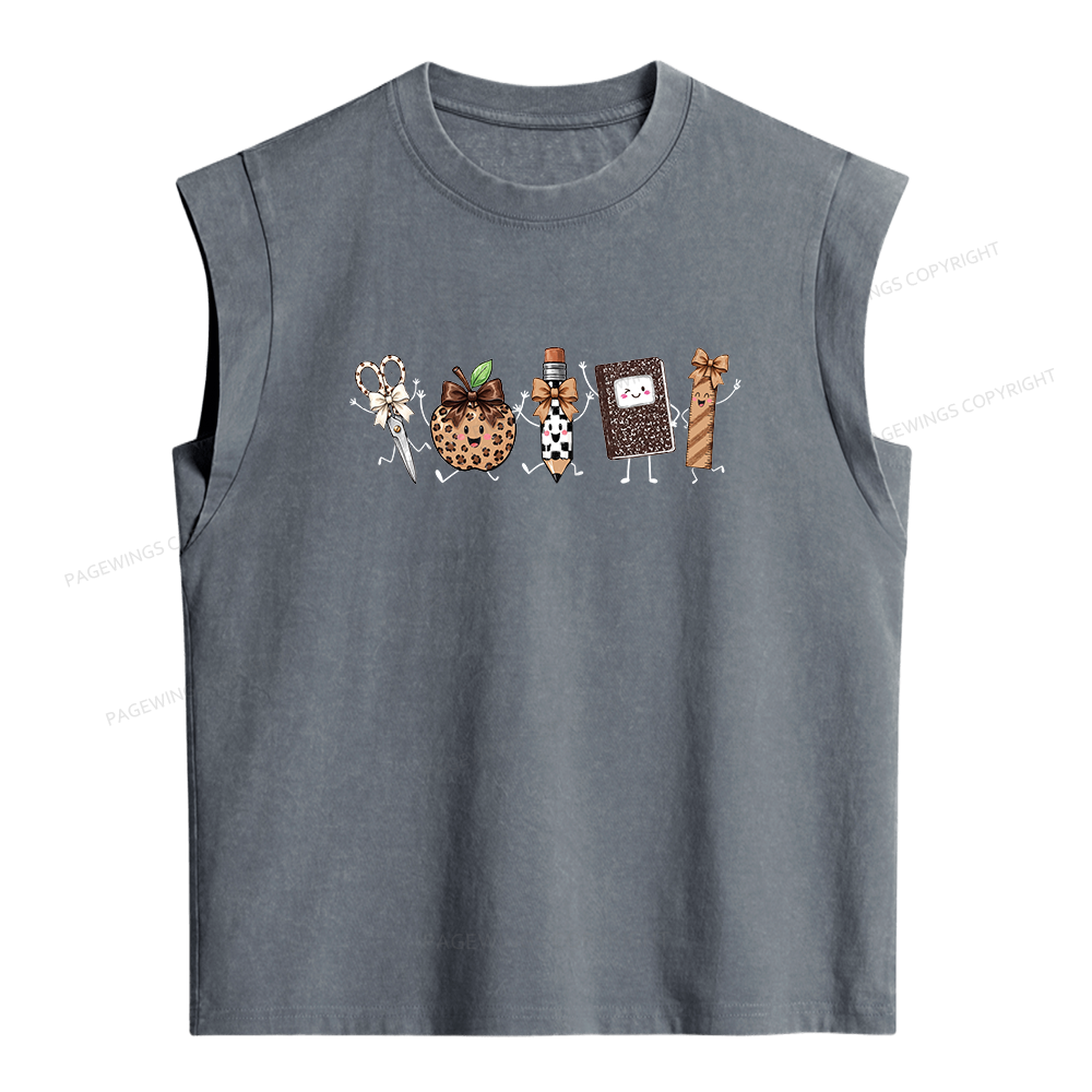 Pagewing It's a Good Day Bookish Women's Washed Tank Top