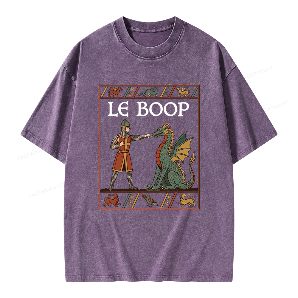 Pagewings Le Boop Unisex Washed T-shirt