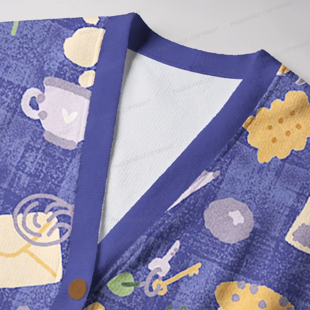 Pagewings Cozy Reading Unisex Ugly Cardigan Sweaters