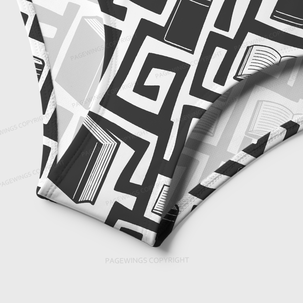 Pagewings Books Are My Jam One-Piece Swimsuit 