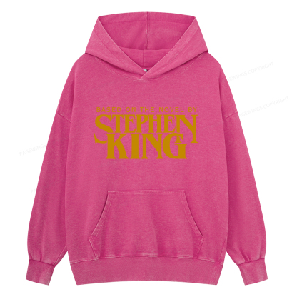 Pagewings Based On A Novel By Stephen King Unisex Washed Hoodie