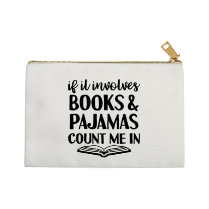 Pagewings Books And Pajamas  Pouch