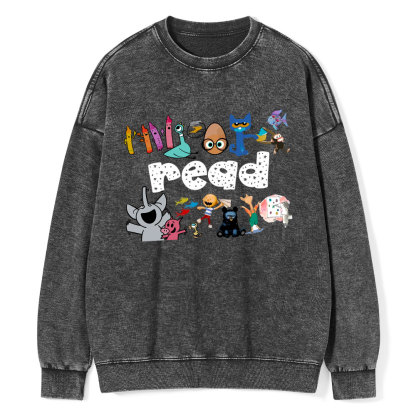 Pagewings Teacher Life Shirt, Teacher Shirt Unisex Washed Sweatshirt