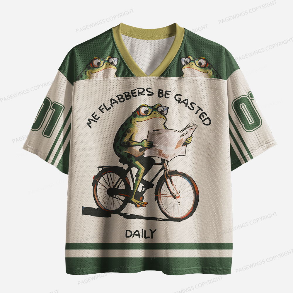 Pagewings  Me Flabbers Be Gasted Daily Unisex Mesh Jersey