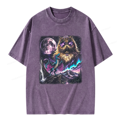 Pagewings Sci Fi Books Lover Unisex Washed T-shirt