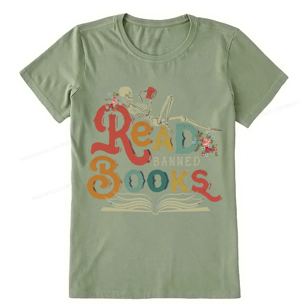 Pagewings Read Banned Books Unisex Classic T-shirt