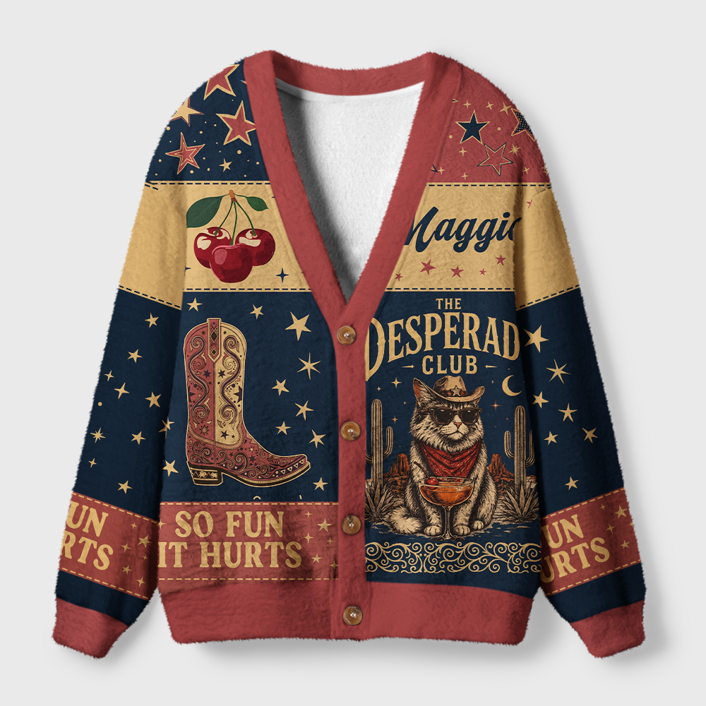 Pagewings Sci Fi Book Lover Light Knit Unisex Cardigan Sweaters