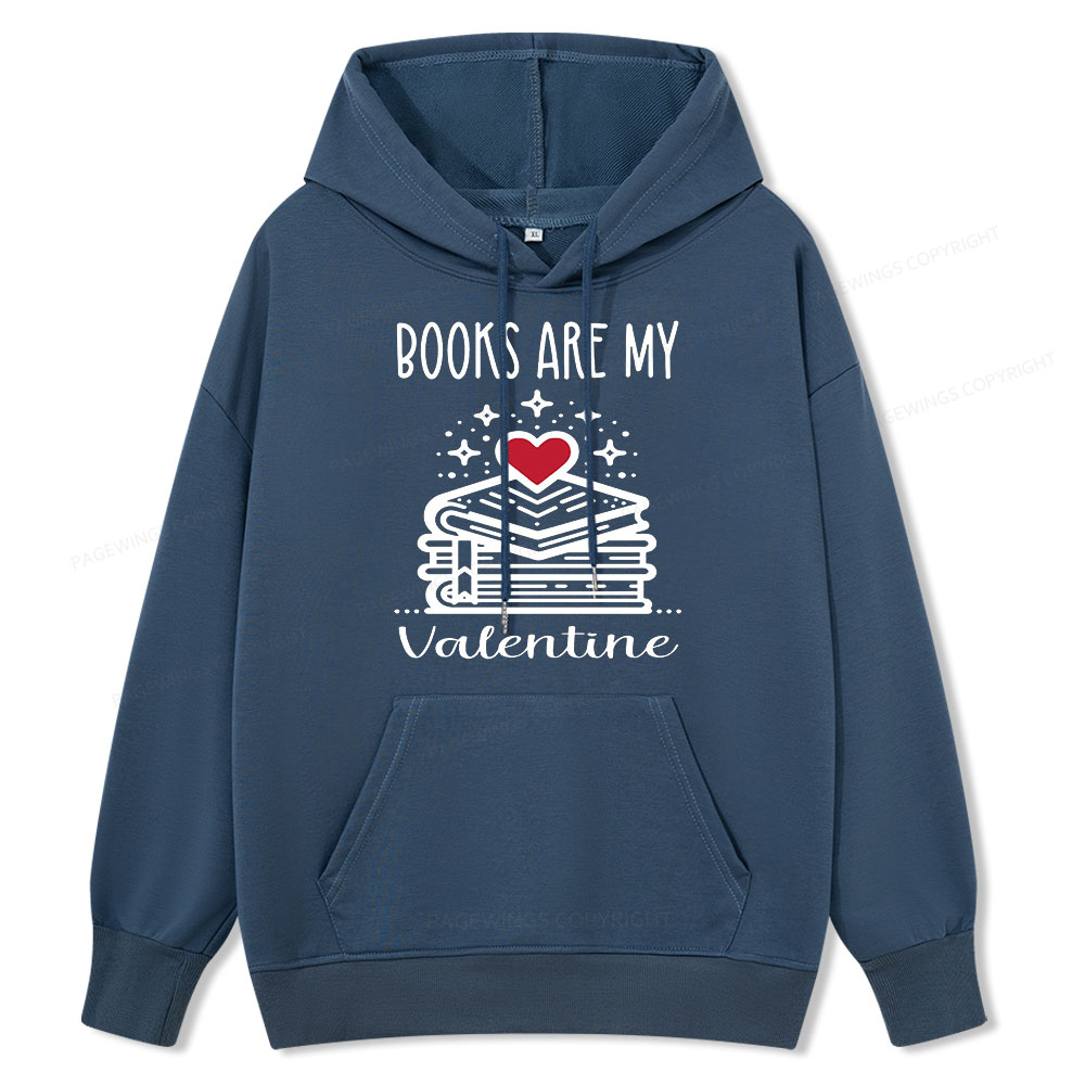 Pagewings Books are My Valentine Unisex Classic Hoodie