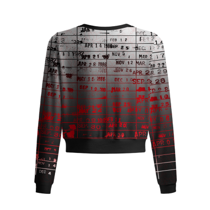 Pagewings Library Card Crew Neck Cardigan Sweaters