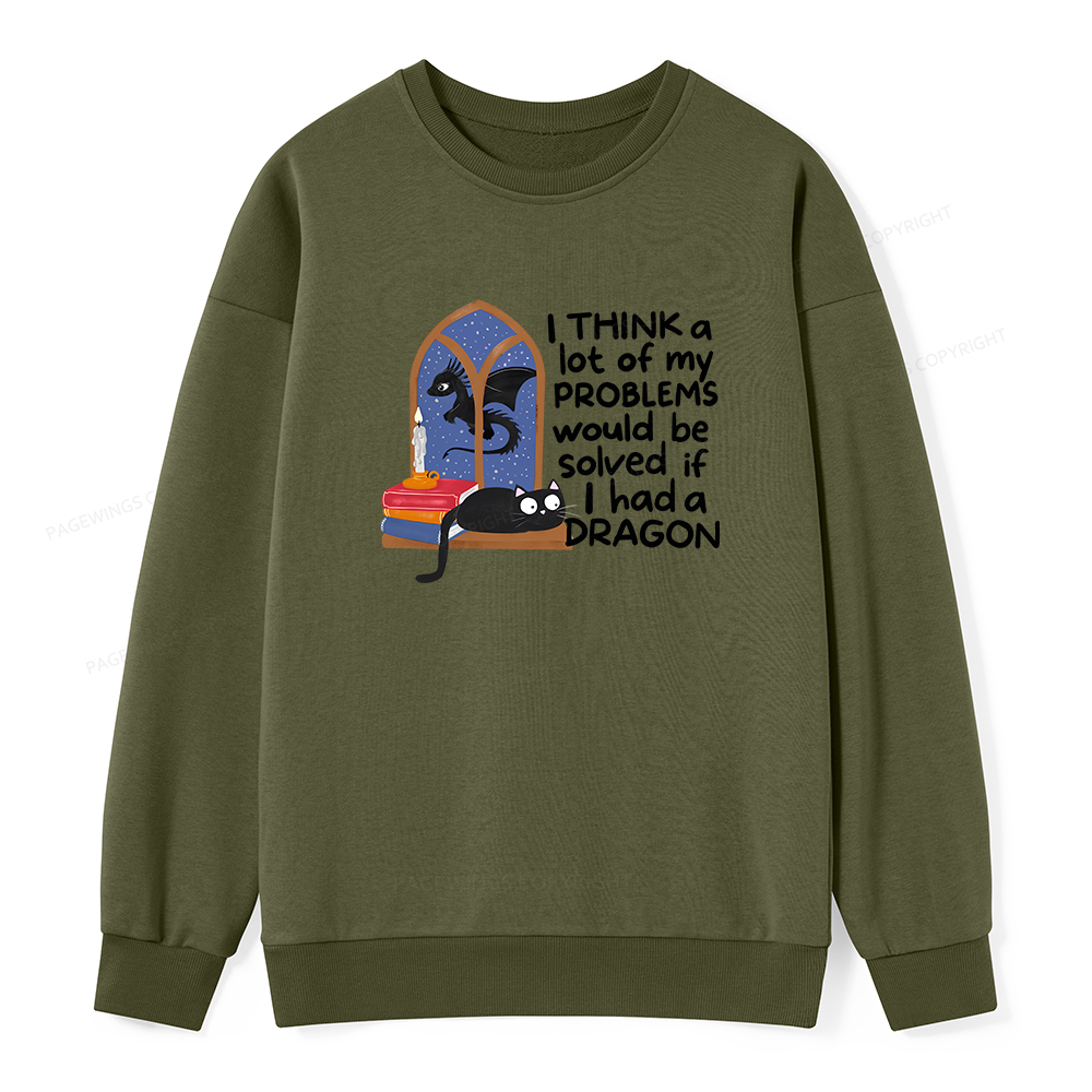 Pagewings If I Had A BookDragon Unisex Classic Sweatshirt